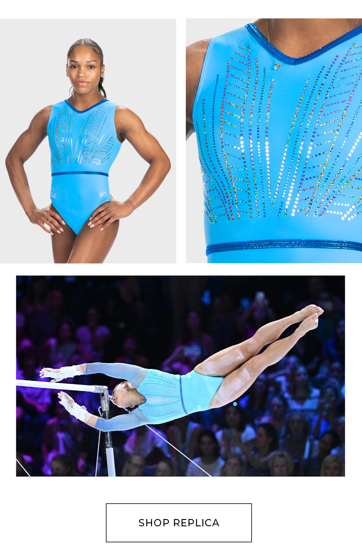 Opulence Sleeveless Gymnastics Leotard