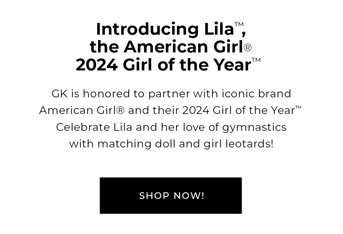 Introducing Lila The American Girl 2024 Girl of the Year! 🎉 GK Elite
