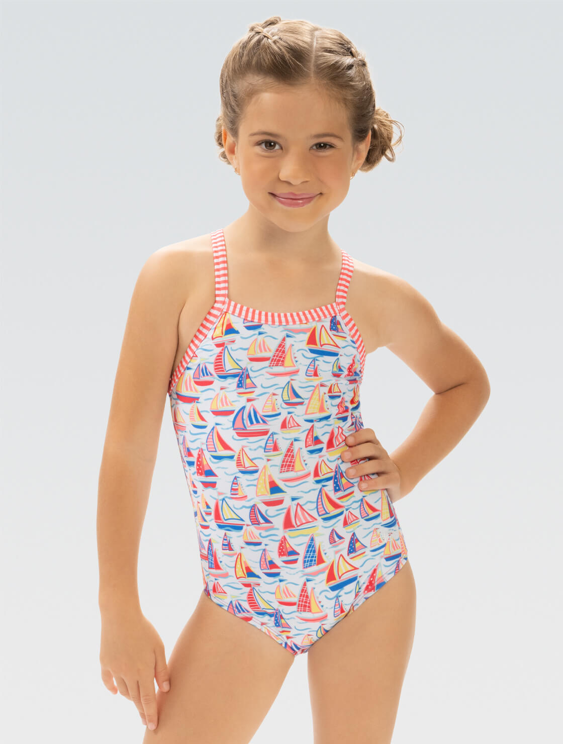 Little Dolfin Girls' High Tide One Piece Swimsuit – Dolfin Swimwear